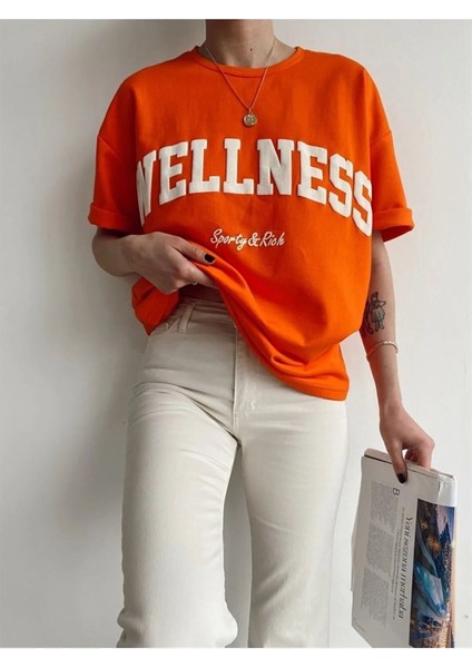 Wellness Sporty & Baskılı Oversize T-Shirt modelleri