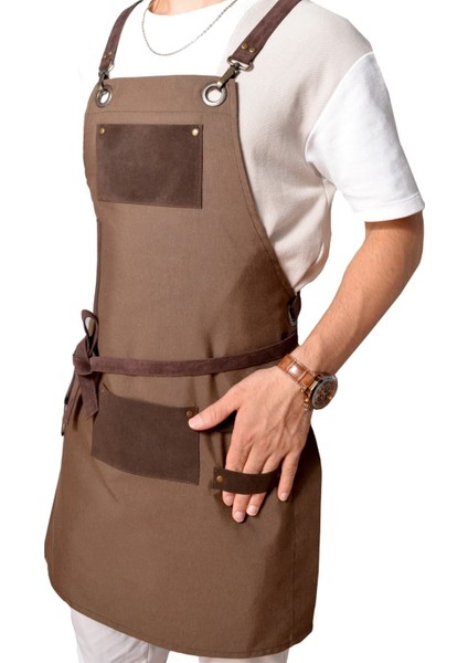 Kahverengi Önlük, Şık ve Kullanışlı, Çok Amaçlı Giyim Aksesuarı fiyatları