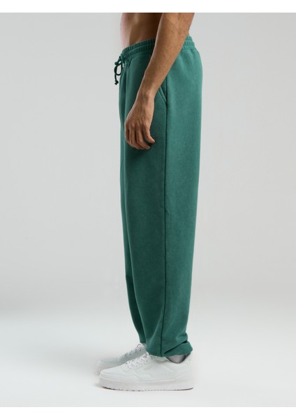 Authentic Boxing Oversize Koyu Yeşil Erkek Eşofman Altı modelleri