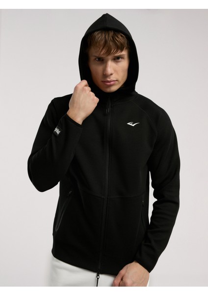 Champions Collection Siyah Erkek Yüksek Yaka Full Zip Kapüşonlu Sweatshirt fiyatları