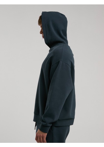 Ever Relaxed Comfort Kapüşonlu Antrasit Erkek Sweatshirt modelleri