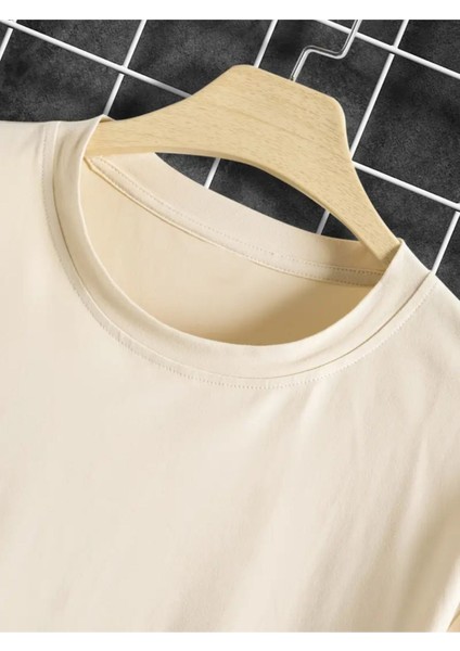 Unisex Büyük Beden Baskılı Oversize T-Shirt modelleri