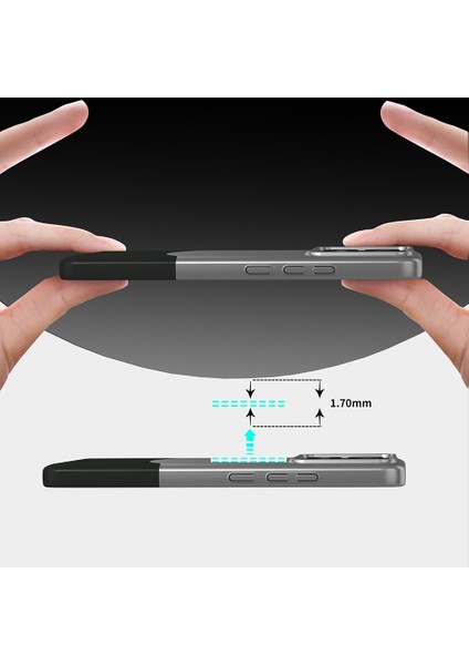 Poco X6 Pro Kılıf Mıknatıslı Mtsc Duble Kapak - Lacivert modelleri