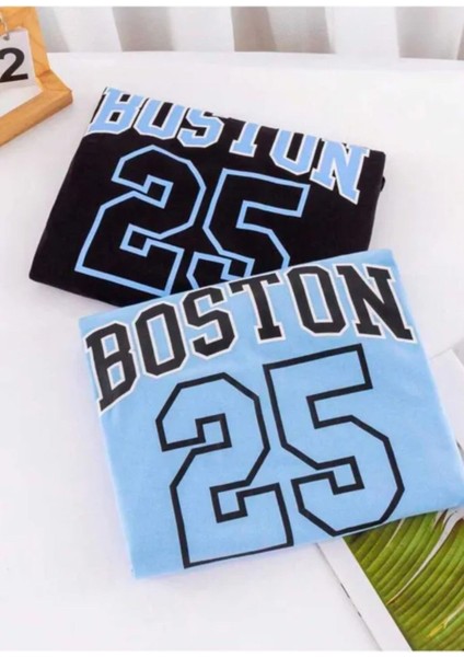 Çocuk Baskılı 2'li Set Pamuklu Oversize T-Shirt fiyatları