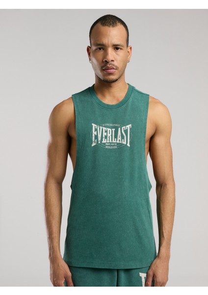 Authentic Boxing Oversize Koyu Yeşil Erkek Atlet