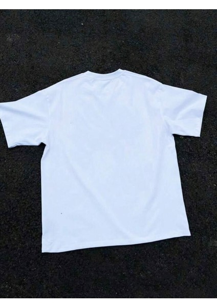 Unisex Dudak Baskılı Oversize %100 Pamuk T-Shirt fiyatları