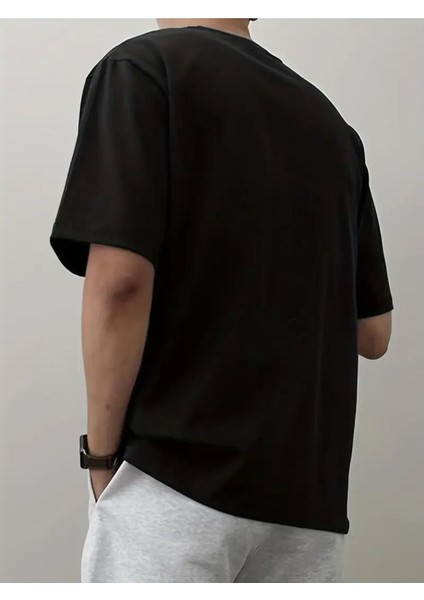 Unisex Kalp Baskılı Oversize %100 Pamuk T-Shirt fiyatları
