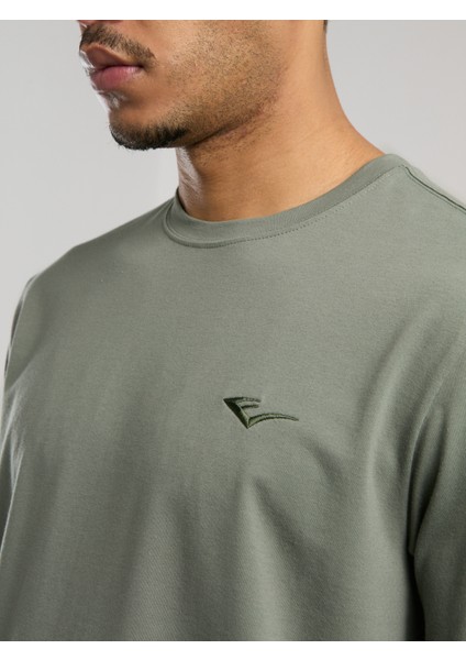 Ever Essentials Regular Haki Erkek Tişört modelleri