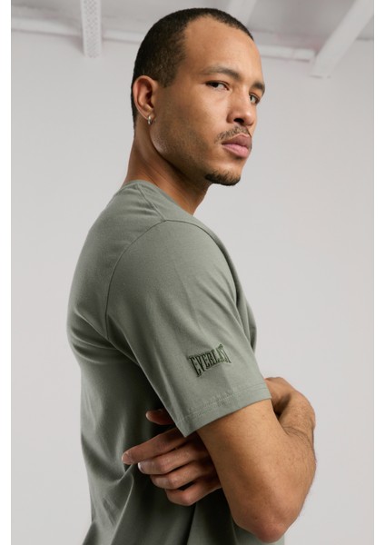 Ever Essentials Regular Haki Erkek Tişört fırsatları