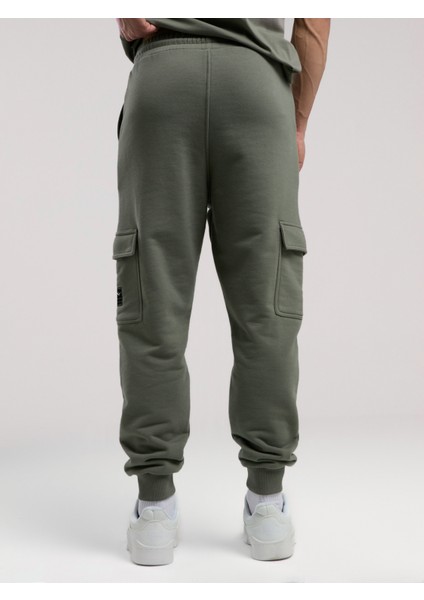 Ever Essentials Regular Erkek Haki Kargo Cepli Günlük Eşofman Altı.344 indirimleri