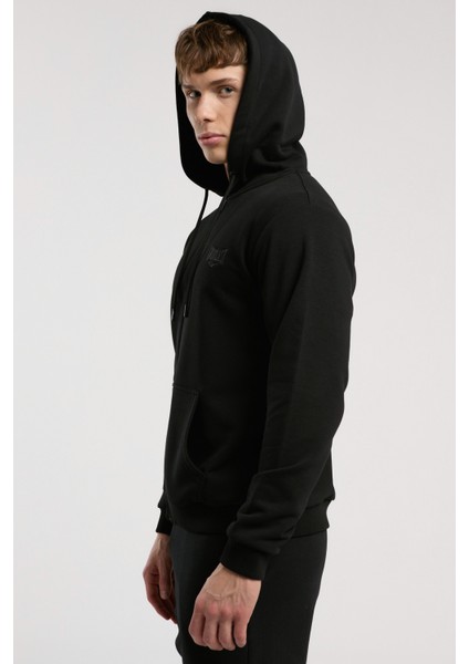 Ever Essentials Regular Siyah Erkek Kapüşonlu Full Zip Sweatshirt fiyatları