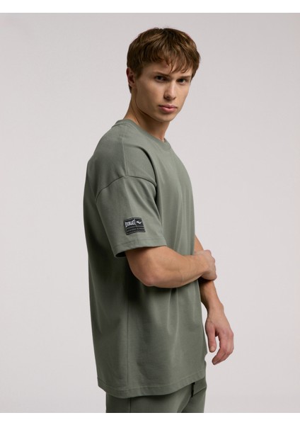 Ever Essentials Oversize Haki Erkek Tişört fırsatları