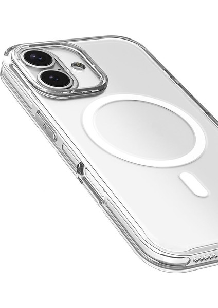 iPhone 16 Kılıf Magsafe Şarj Özellikli Kamera Korumalı Mtsc Kripto Kapak-Şeffaf fiyatları