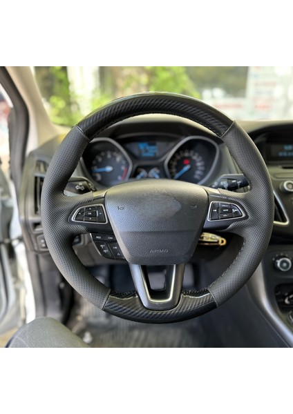 Focus 3,5 Araca Özgü Dikmeli Direksiyon Kılıfı F1 Olmayan Direksiyona Uygundur