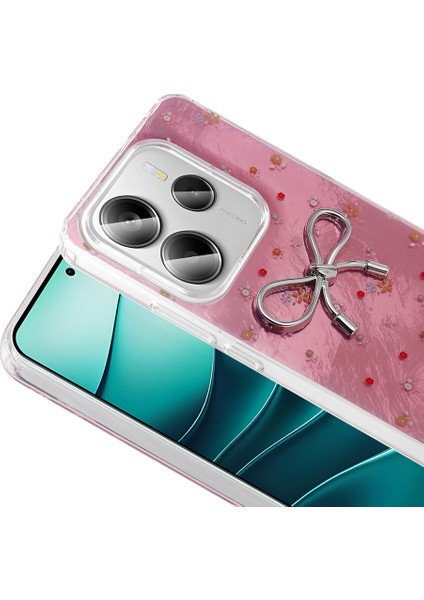 Redmi Note 14 5g Kılıf Kamera Korumalı Figürlü Mtsc Ponti Silikon Kapak - Açık Pembe fırsatları