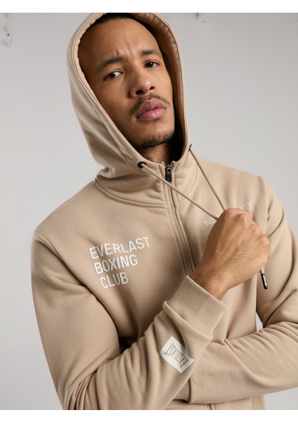 Boxing Club Regular Kum Erkek Full Zip Kapüşonlu Sweatshirt fırsatları