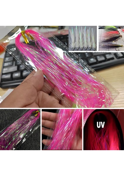 Çapari Poşet Sim Ultraviyole Uv Neon Koyu Pembe Balık Sırtı Kırçıl 1 mm 35 Metre