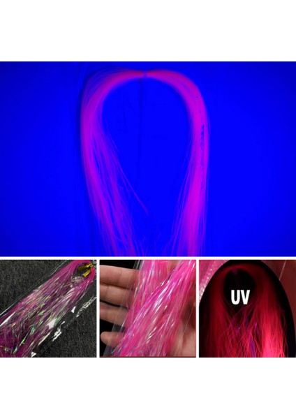 Çapari Poşet Sim Ultraviyole Uv Neon Koyu Pembe Balık Sırtı Kırçıl 1 mm 35 Metre