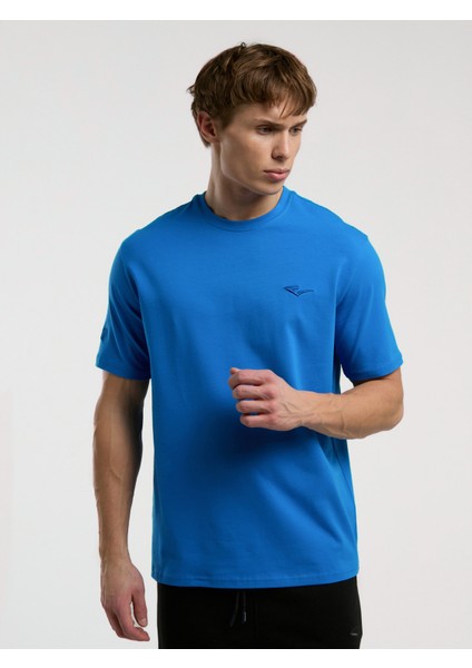 Ever Essentials Regular Mavi Erkek Tişört fiyatları