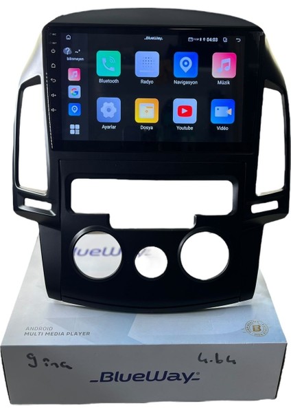 Hyundai I30 2008-2011 Blueway 4-64 Profesyonel Oem Multimedia