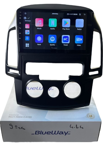 Hyundai I30 2008-2011 Blueway 4-64 Profesyonel Oem Multimedia modelleri