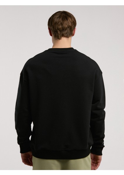 Ever Essentials Comfort Siyah Erkek Sweatshirt indirimleri
