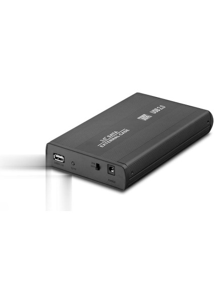 HDD Kutu Usb2.0 Metal Sata 3.5" Siyah HDX1753