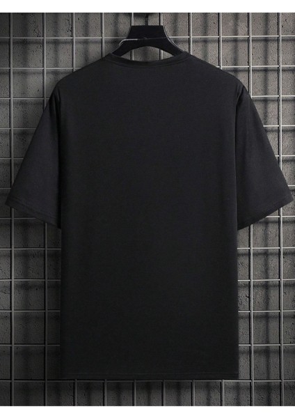 Dreamer Baskılı Oversize Bisiklet Yaka Yazlık Pamuk T-Shirt modelleri
