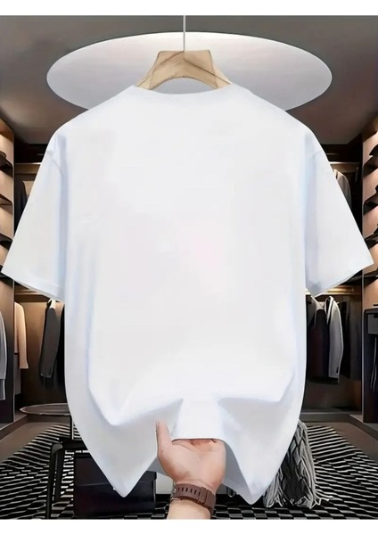 Unisex Paris Baskılı Oversize %100 Pamuk T-Shirt fiyatları