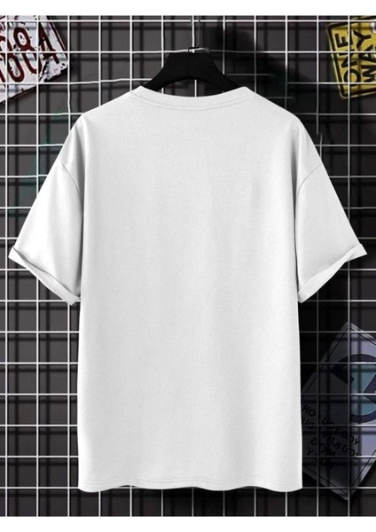 Büyük Beden Forgotten Kedi Baskılı Oversize Pamuk T-Shirt fiyatları