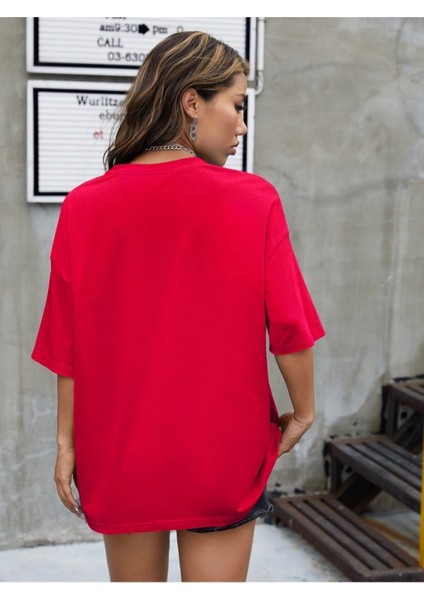 Top Racing Araba Los Angels California Baskılı Oversize T-Shirt fiyatları