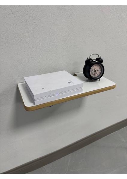 Dekoratif Priz Üstü Raf, Tekli Modem Rafı Beyaz fiyatları