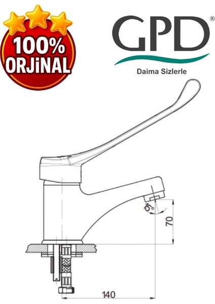 MLB45 Lavabo Bataryası fiyatları
