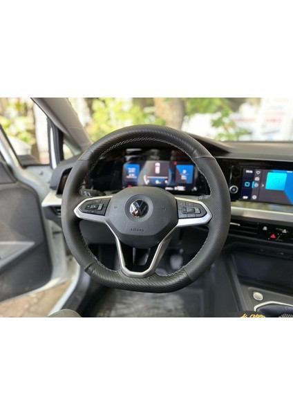 Volkswagen Golf 8 Caddy 2022-2025 Araca Özgü Dikmeli Direksiyon Kılıfı F1 Olmayan Araçlara Uygundur fiyatları