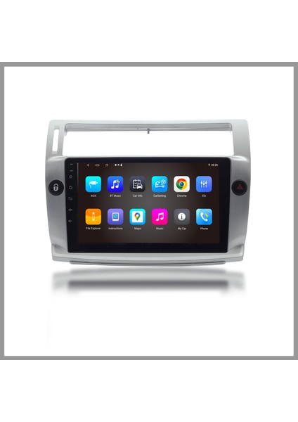 Cıtroen C4 2005-2010 Grı 4 GB Ram 64GB Hafıza Androıd Multımedıa Teyp