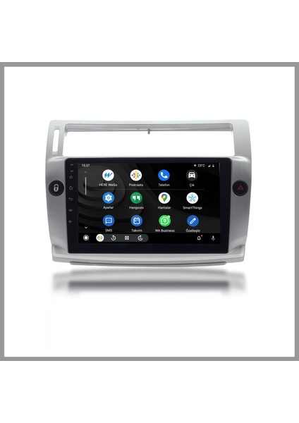 Cıtroen C4 2005-2010 Grı 2 GB Ram 32 GB Hafıza Androıd Multımedıa Teyp modelleri
