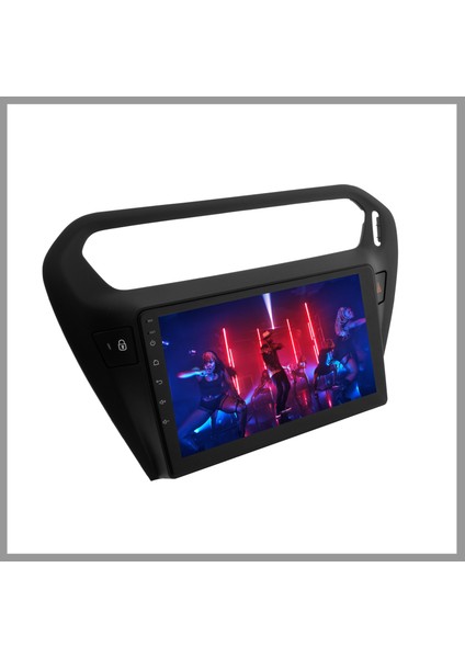 Cıtroen C-Elysee Siyah 2012-2023 4 GB Ram 64 GB Hafıza Androıd Multımedıa Teyp modelleri