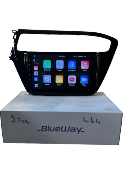 Hyundai I20 2018-2020 Blueway 4-64 Profesyonel Oem Multimedia