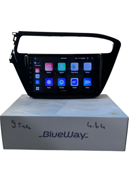 Hyundai I20 2018-2020 Blueway 4-64 Profesyonel Oem Multimedia modelleri