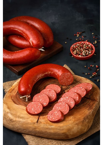 Kasap Sucuk 5 kg | %100 Dana Eti | Vakumlu Paket | Kahvaltı, Yemek ve Mangal için