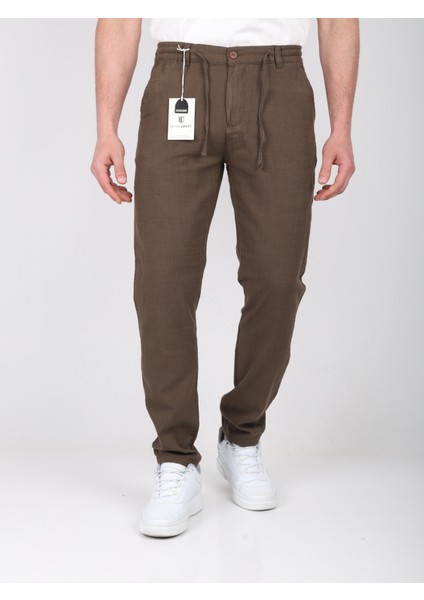 Erkek Keten Pantolon