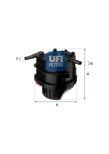 Mazot Fıltresı 206 207 307 Bıpper C1 C3 Nemo Fıesta 1.4 Hdı Dv4 1677302 2S6Q9155AD 2S6Q9155BA
