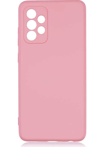 Galaxy A72 Kılıf Arth Mara Laaakan Kapak-Pembe Açık