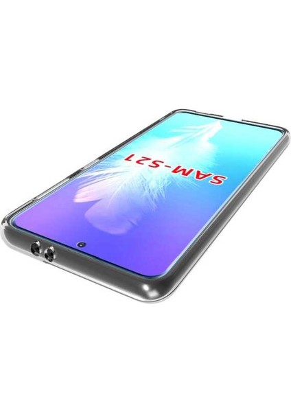 Galaxy S21 Kılıf Arth Süper Silikon Kapak-Renksiz fırsatları