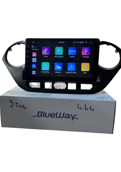 Hyundai I10 2012-2018 Blueway 4-64 Profesyonel Oem Multimedia indirimleri