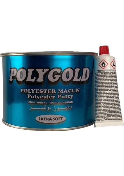 Polyester Çelik Macun Sarı 3/1