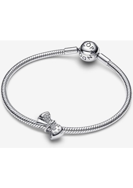 Işıltılı Fiyonk Charm 925 Ayar Gümüş modelleri
