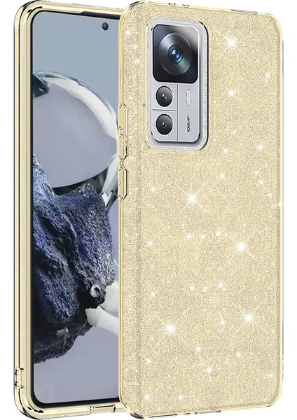 Xiaomi Mi 12T Pro Kılıf Arth Shining Silikon-Gold