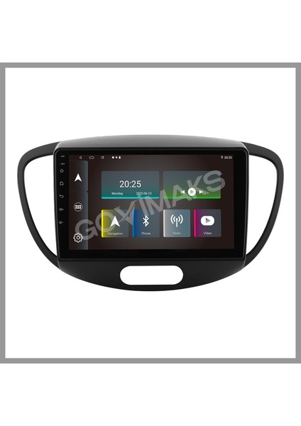 GOVİMAKS HYUNDAİ İ10 2006-2012 UYUMLU 8 GB RAM 128 GB HAFIZA ANDROID MULTIMEDIA TEYP fiyatları