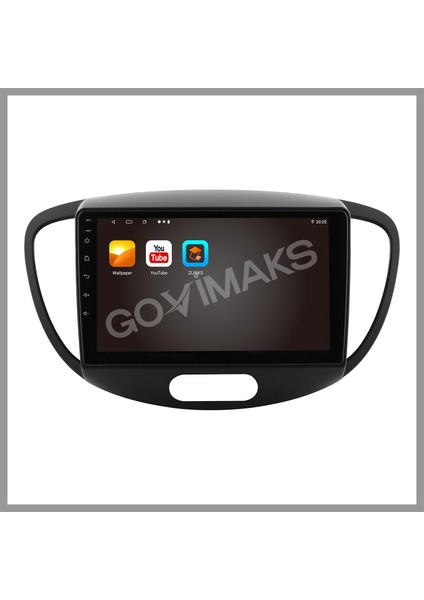 GOVİMAKS HYUNDAİ İ10 2006-2012 UYUMLU 8 GB RAM 128 GB HAFIZA ANDROID MULTIMEDIA TEYP
